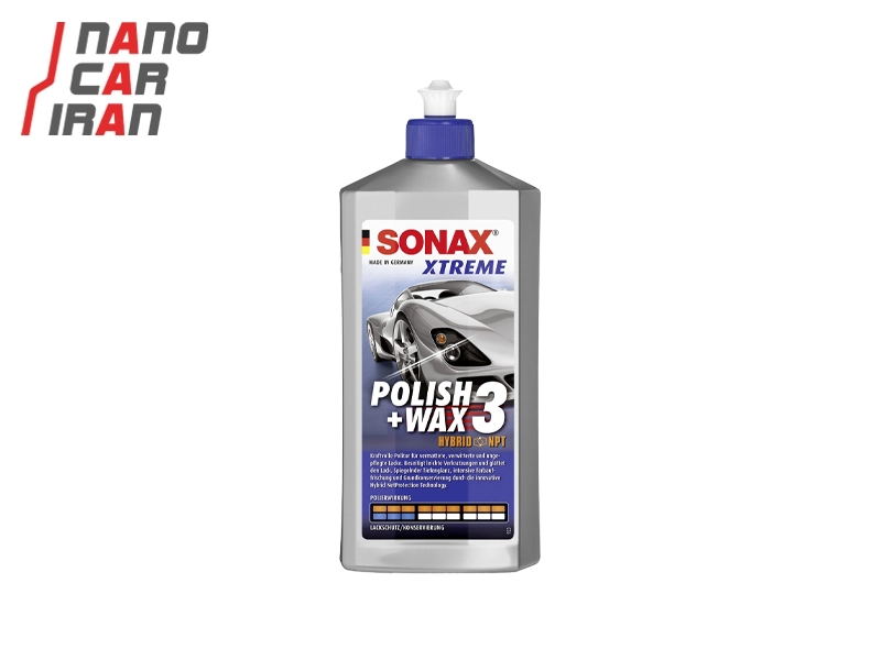 پولیش و واکس 500 میلی لیتری سوناکس مدل اکستریم هایبرید تکنولوژی نت پلیمر